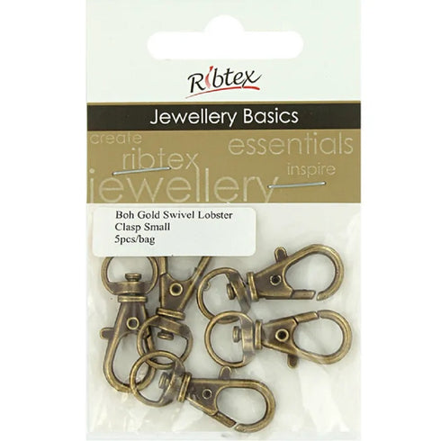30mm Lobster Clasp with Swivel (available in 2 colours)